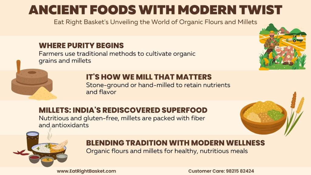 organic flours and millets